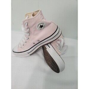 Converse Chuck Taylor All Star Lift Platform High Gingham Light Pink Size 6